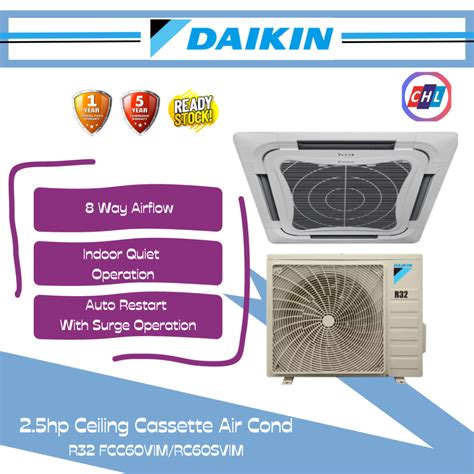 Daikin Smart Wifi Send By Lorry Hp Ceiling Cassette Air Cond R