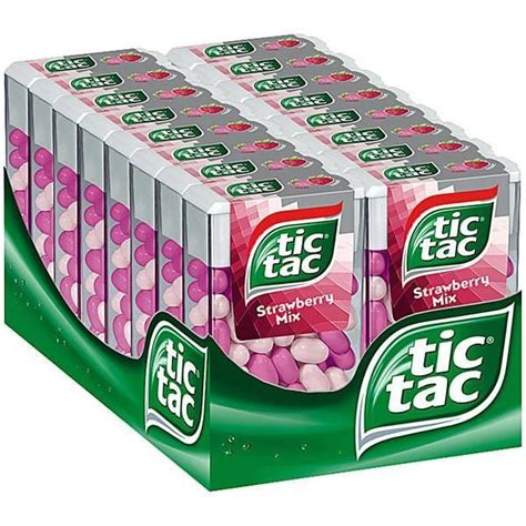 Ferrero Tic Tac Strawberry Mix Fraise 16 X 49g Cdiscount Au Quotidien