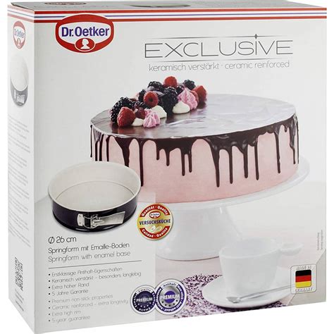 Dr Oetker Exclusive Moule Fond Maill Amovible En C Ramique