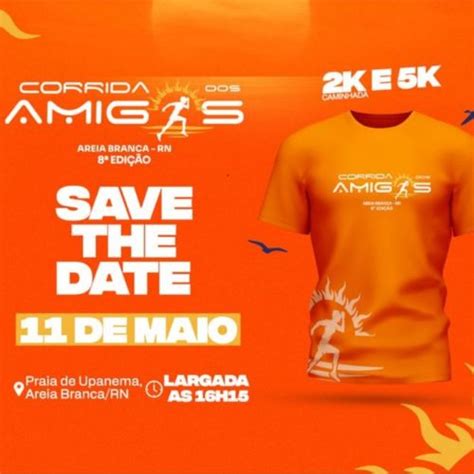 Corrida dos Amigos 8ª Edição Calendário de Corrida