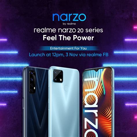 Narzo 20 Realme S New Smartphone Series Is Coming To Malaysia