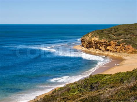 Beautiful view of Bells beach, Australia | Stock image | Colourbox