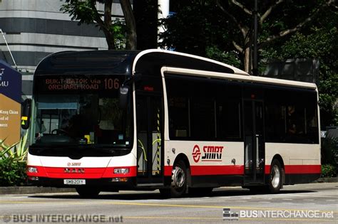 Bus 106 SMRT Buses MAN NL323F A22 SMB201Y Bus Interchange