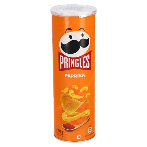 ČIPS Z OKUSOM PAPRIKE PRINGLES 165G Slan prigrizek z okusom paprike