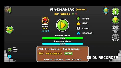 Magmaniac By Whirl 100 Insane Demon 10 Geometry Dash 2 11 YouTube