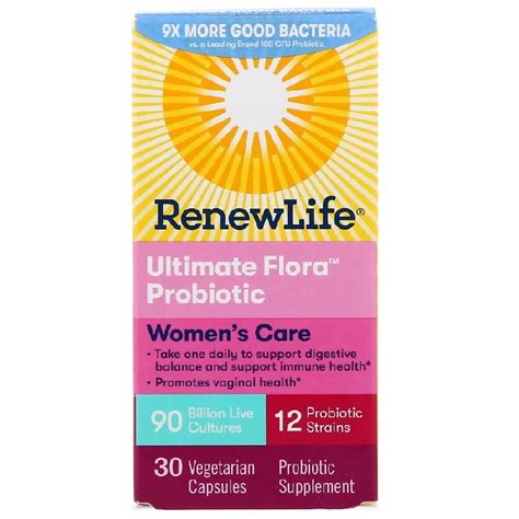 Renew Life Womens Care Ultimate Flora Probiotic 90 Billion Live