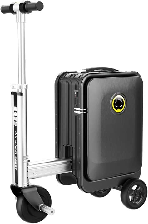 Airwheel Se S Smart Riding Luggage Electric Boarding Suitcase Black