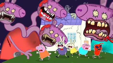 Peppa Pig Turns Into A Giant Zombie Peppa Pig Apocalypse Youtube