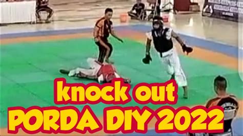 Knock Out Kulonprogo Vs Bantul PORDA Tarung Derajat DIY 2022 YouTube