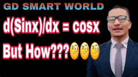 Derivative Of Sinx Proof By Gd Sir Youtube