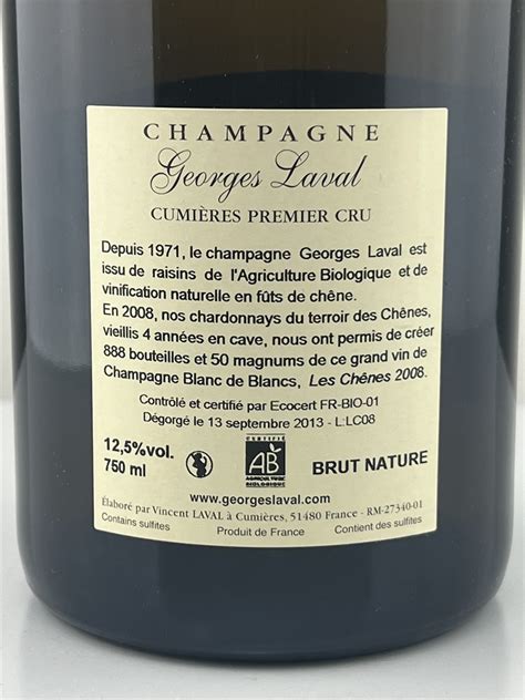 Georges Laval Les Chenes Brut Nature Premier Cru Cumieres