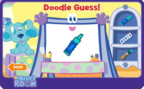 Blue's Room - Doodle, Doodle, Guess - Play Online on Flash Museum 🕹️