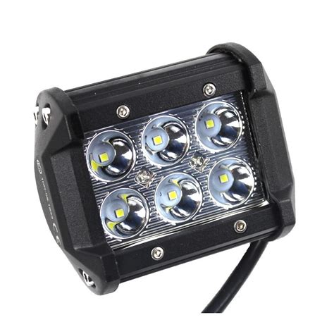 Lampa De Lucru Zmotoryzowani 6 LED Uri Halogen 12 24V 18W Alb Rece