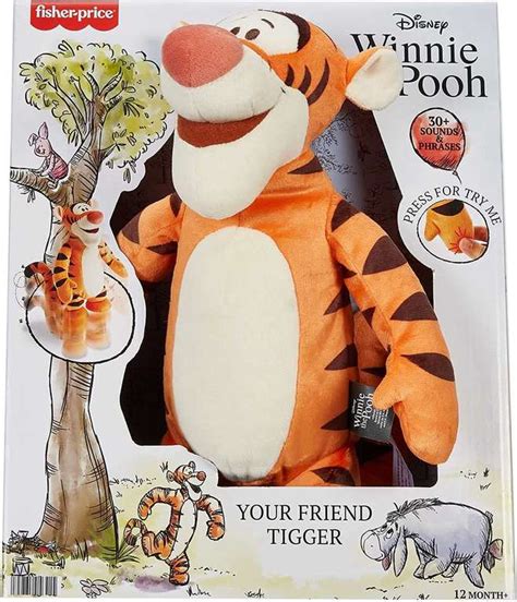 Fisher Price Disney Winnie The Pooh Your Friend Tigger Feature Plush