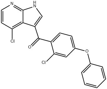 Methanone 2 Chloro 4 Phenoxyphenyl 4 Chloro 1H Pyrrolo 2 3 B Pyridin