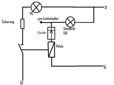 Schaltplan Tagfahrlicht Wiring Diagram