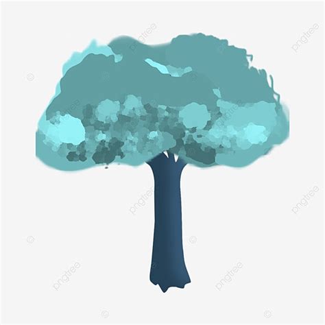 Hand Painted Material PNG Picture Cartoon Hand Painted Tree