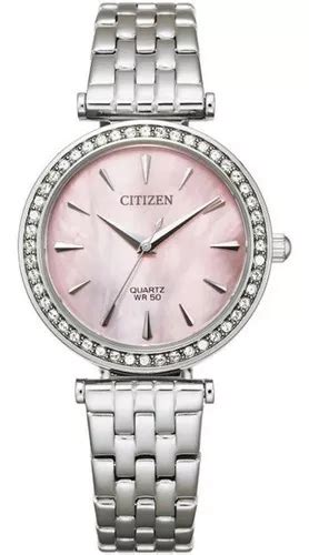 Reloj Citizen 61362 Er0210 55y Mujer Acero Madre Perla MercadoLibre