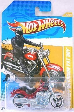 駿河屋 1 64 HARLEY DAVIDSON FAT BOY レッド Hot WHeeLS 2012 HW PREMIERE V5616 ホットウィールhotwheels