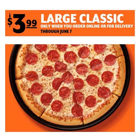 Little Caesars Pizza Deal | Large Classic Pizza Only $3.99 | SwagGrabber