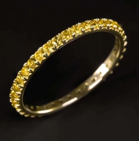 Yellow Diamond Eternity Band : r/yellow