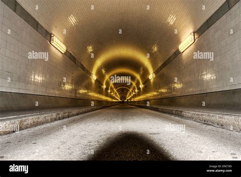 Old Elbtunnel In Hamburg Stock Photo Alamy