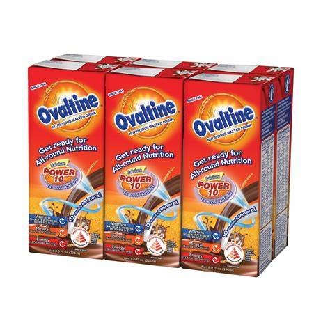 Ovaltine Malted Chocolate Drink 6 X 236ml Malted Chocolate Drink 6 X