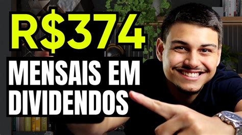 FUNDOS IMOBILIÁRIOS RENDA MENSAL DE R 374 DIVIDENDOS YouTube