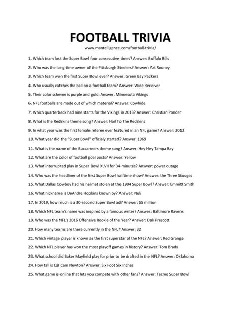 Top 104 + Funny questions to ask football players - Yadbinyamin.org