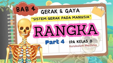 Bab Gerak Dan Gaya Rangka Gerak Pada Manusia Ipa Kelas