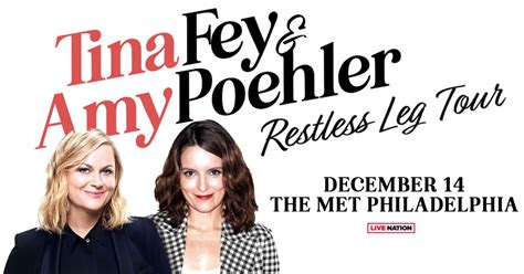 Tina Fey & Amy Poehler Restless Leg Tour