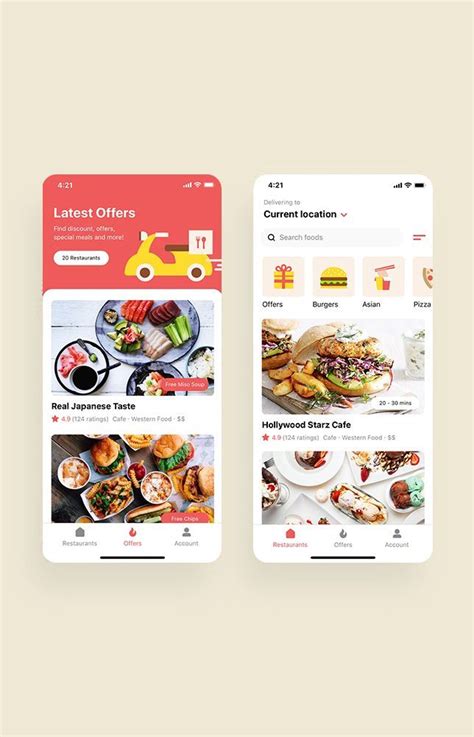 Happy Meals Food Delivery App Ui Kit Is A Pack Of Delicate Screen