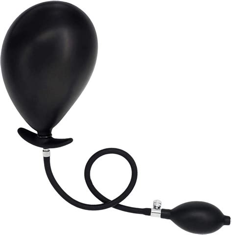 Sxovo Inflatable Butt Plug Prostate Massager With Metal Port Sex Toy