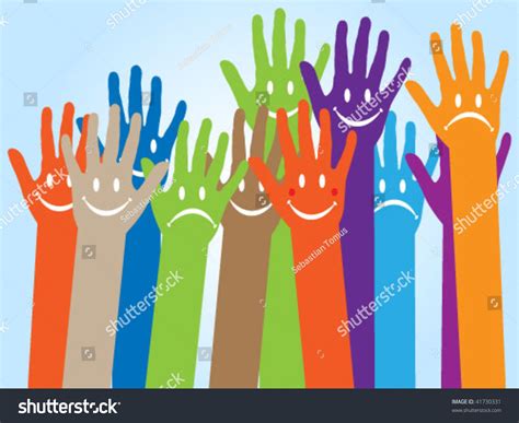 Happy Hands Stock Vector Royalty Free 41730331 Shutterstock