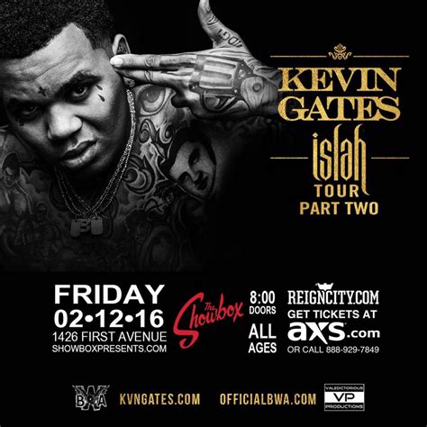 Win Free Tickets to Kevin Gates At the Showbox 2/12/16 | Respect My Region