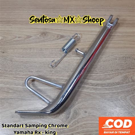 Jual Standart Samping Yamaha Rx King Chrome Sudah Termasuk Per Made In