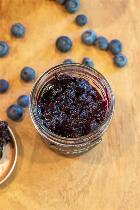 Blueberry Jam Without Pectin Served From Scratch