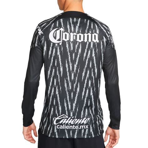 Nike Mens Club America Goalkeeper Jersey Blackwhite Azteca Soccer