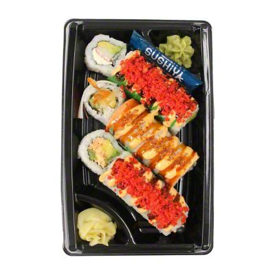 H E B Sushiya South Texas Sushi Roll Combo Pack Pc Joe V S Smart