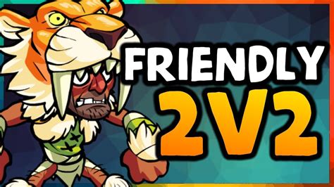 Brawlhalla Friendly 2v2 Gameplay [jhala Cassidy Gnash] Youtube