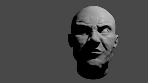 Just learning Blender and spent a day Sculpting this head - Works in ...