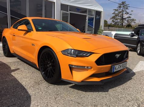 Ford Mustang 2018 Les Premières Images De Lessai En Live Premières