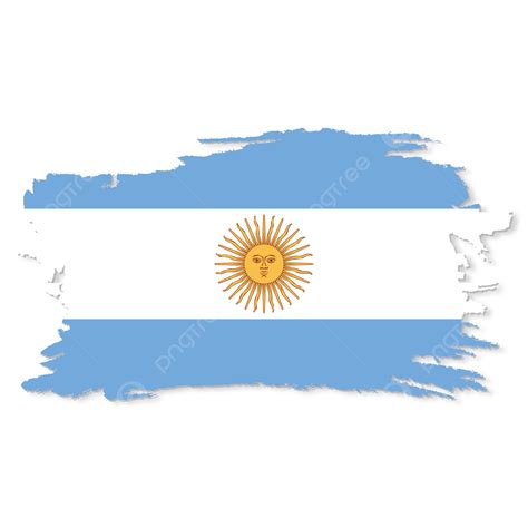 Argentina National Flag With Transparent Background Argentina Flag