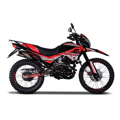 Bicimex Detalles Motocicleta Vento Crossmax Negro Rojo Off