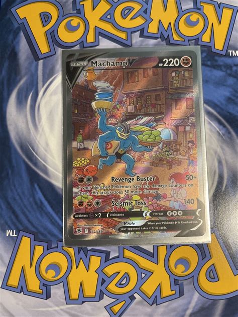 Pokémon TCG Machamp V Sword Shield Astral Radiance 172 189 Holo