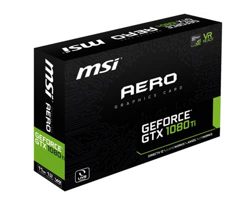 Msi Geforce Gtx Ti Aero Gb Oc Gddr Bit Sklep Proline Pl