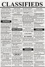 Newspaper Classified Advertisement in India