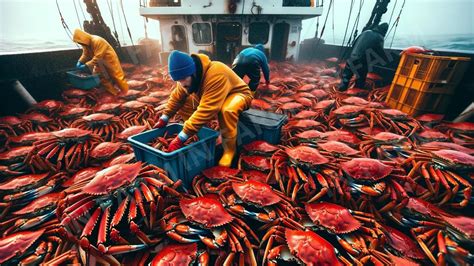 Discover The Amazing King Crab Catching Fishing Tons Of Alaskan Red