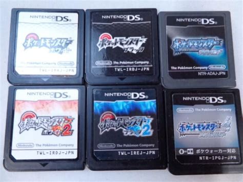 【やや傷や汚れあり】【同梱可】中古品 ゲーム ニンテンドーds ソフト ポケットモンスター ブラック2 ホワイト2 ソウルシルバー 等 6点