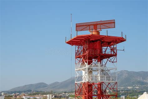 Radar Del Controllo Del Traffico Aereo Immagine Stock Immagine Di